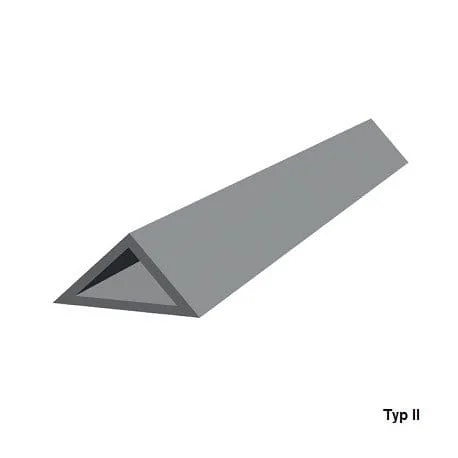 Nyhet DREIKANT 10/10 triangulär avfasningslist, 2,5 m