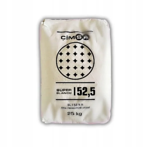 Cimsa Super blanco Vit cement CEM I 52.5R 25kg Beställ nu