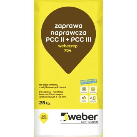 Weber.rep 754 reparationsbruk typ PCC II + PCC III, 25kg Köp nu