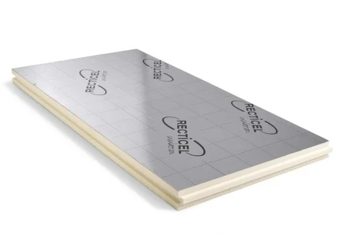 PIR isolerskiva 6 cm RECTICEL EUROWALL 1200 x 600 mm - 1 pack/ 8 skivor/ 5,76 m2 Endast idag