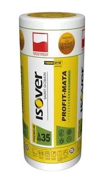 Reapris Ull 5 cm RULL ISOVER PROFIT-MAT?0,035 W/mK 14,4 m2/rulle. 24 rullar/pall