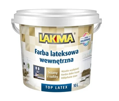 LAKMA TOP LATEX P1 färg Bas vit 4L Handla nu