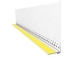 PVC fönsterlist 6 mm/2,5 m med vitt nät, 25 st/förp Fri frakt