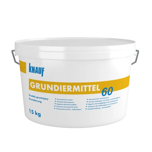 środek gruntujący Knauf Grundiermittel 60 1, op. 5 kg, 24 szt./pal. Snabb frakt