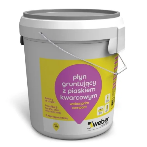 WEBER.prim kompakt gipsgrundfärg, 5 kg (med kvartsaggregat Rabatt