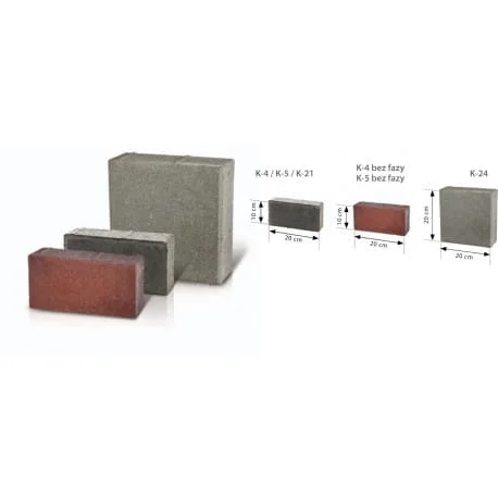 Outlet Marksten i tegel 8 cm K-5 röd 8,64 m2/pall.