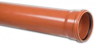 PVC-U avloppsrör 160x3,2x3000 SN2 skummad Expressleverans